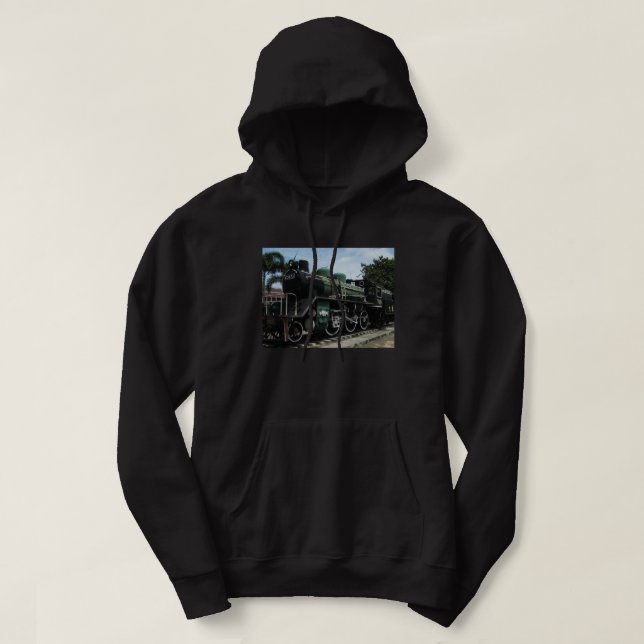 WW2 Steam Train at the River Kwai Bridge Hoodie (Design Front)