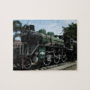 WW2 Steam Train at the River Kwai Bridge Jigsaw Puzzle