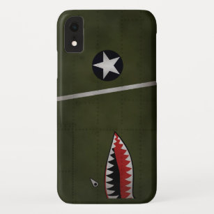 WW2 United States Army Fighter Camouflage (Shark M iPhone XR Case