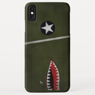 WW2 United States Army Fighter Camouflage (Shark M iPhone XS Max Case