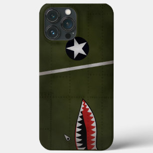 WW2 United States Army Fighter Camouflage (Shark M iPhone 13 Pro Max Case