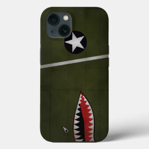 WW2 United States Army Fighter Camouflage (Shark M iPhone 13 Case