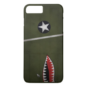 WW2 United States Army Fighter Camouflage (Shark M iPhone 8 Plus/7 Plus Case
