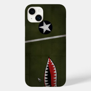 WW2 United States Army Fighter Camouflage (Shark M Case-Mate iPhone 14 Plus Case