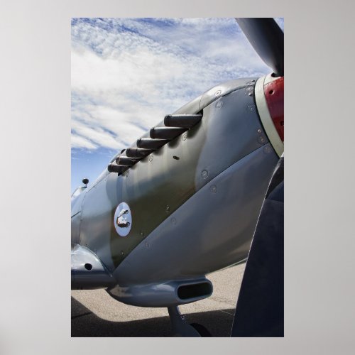 WW2 VICKERS SPITFIRE POSTER