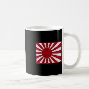 Ww2 War Flag Japan Flag Chest Retro Vintage Patch Coffee Mug