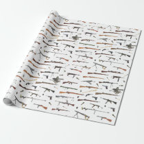 WW2 Weapons Pattern Wrapping Paper
