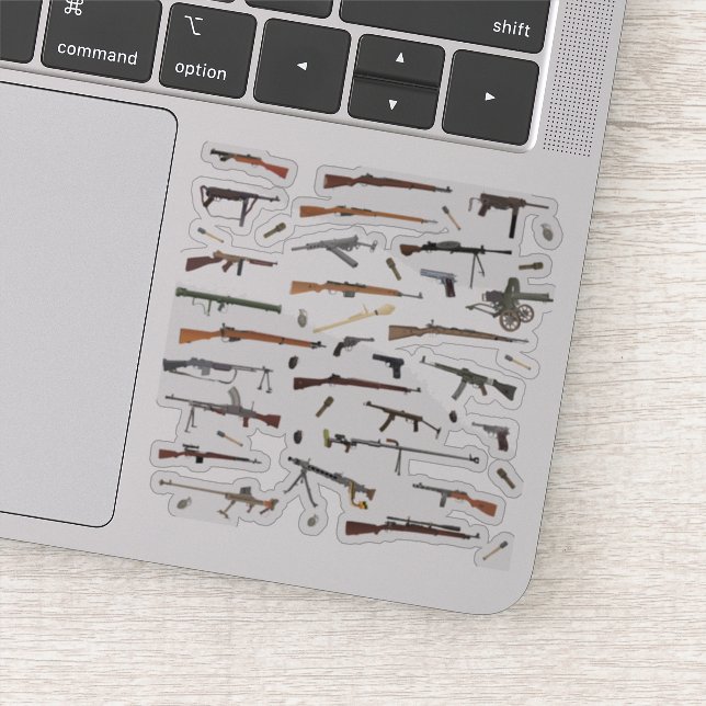 WW2 Weapons Sticker (Detail)