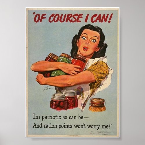 WW2 Women_ Of Course I CAN Poster