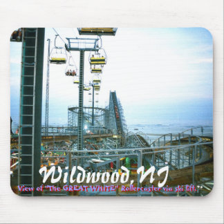 ww3, Wildwood,NJ, View of "The GREAT WHITE" Rol... Mouse Pad