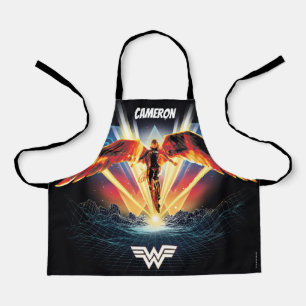 WW84 80's Retrowave Wonder Woman Graphic Apron