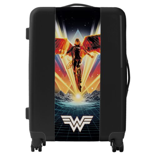 WW84  80s Retrowave Wonder Woman Graphic Luggage