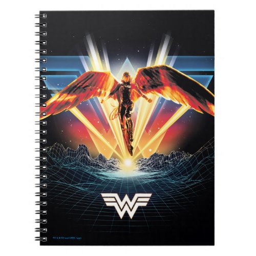 WW84  80s Retrowave Wonder Woman Graphic Notebook
