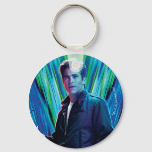 WW84 Blue-Green Steve Trevor Kaleidoscope Keychain