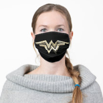 WW84 | Golden Wonder Woman Logo Adult Cloth Face Mask