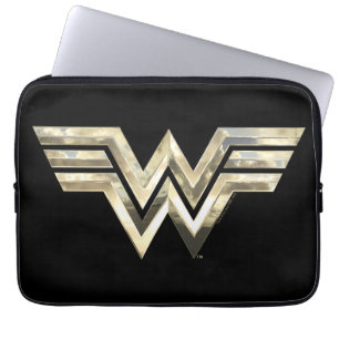 WW84 Golden Wonder Woman Logo Laptop Sleeve