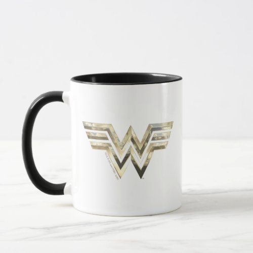 WW84  Golden Wonder Woman Logo Mug