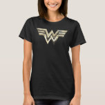 Ww84 | Golden Wonder Woman Logo T-shirt at Zazzle