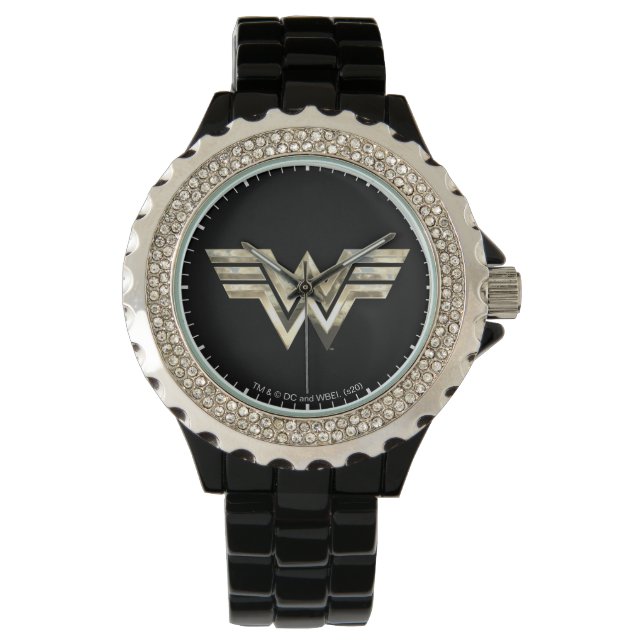 WW84 | Golden Wonder Woman Logo Watch (Front)