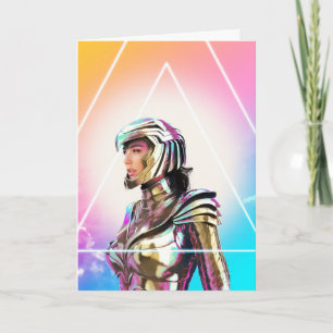 WW84 Lo Fi Wonder Woman Golden Armor Portrait Card