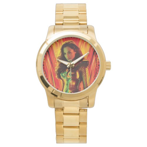 WW84  Red_Orange Wonder Woman Kaleidoscope Watch