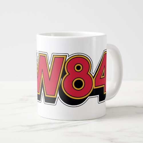 WW84  Retro Comic Logo Giant Coffee Mug