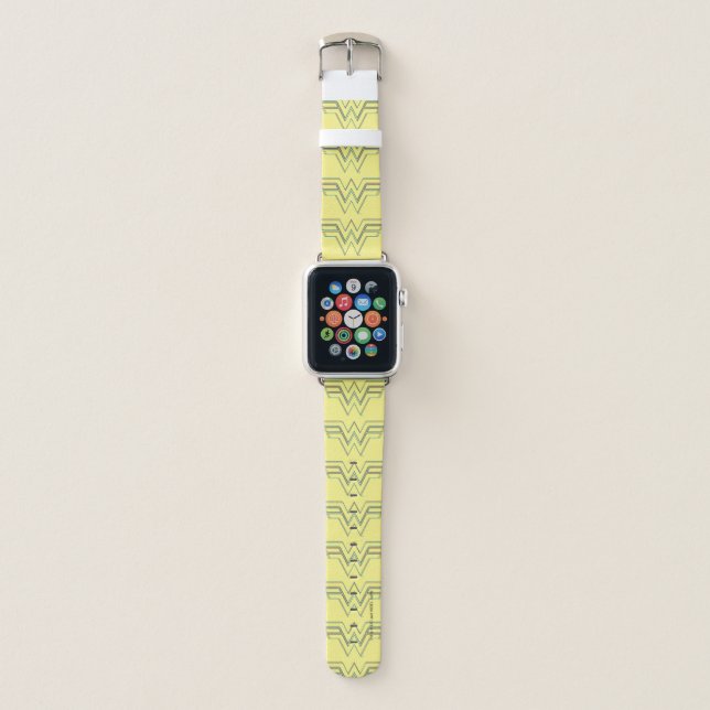 WW84 | RGB Split Wonder Woman Logo Apple Watch Band (Front)