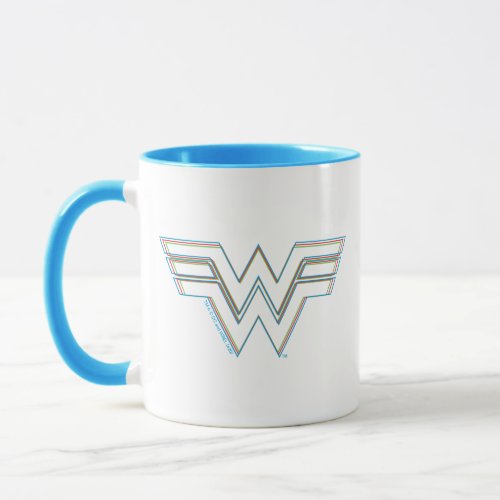 WW84  RGB Split Wonder Woman Logo Mug