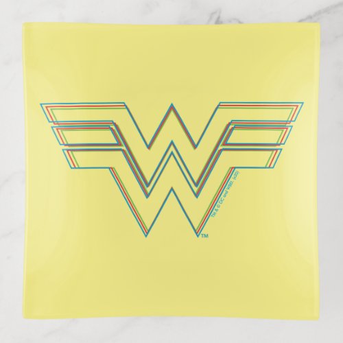 WW84  RGB Split Wonder Woman Logo Trinket Tray