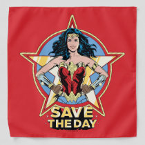 WW84 | Save The Day Wonder Woman Retro Comic Art Bandana