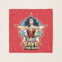WW84 | Save The Day Wonder Woman Retro Comic Art Scarf