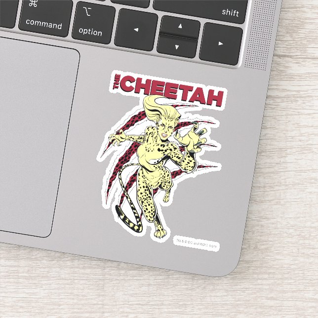 WW84 | The Cheetah Retro Comic Art Sticker (Detail)