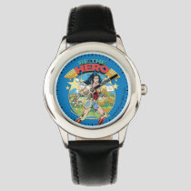 WW84 | Themyscira Wonder Woman Retro Comic Art Watch