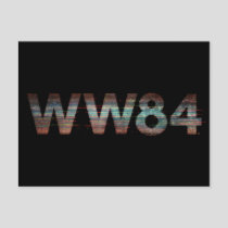 WW84 | TV Static Logo Invitation Postcard