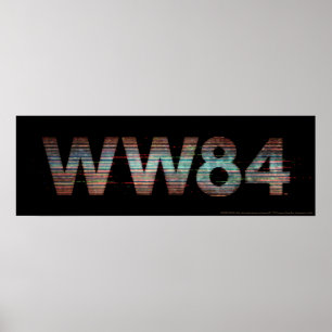 WW84   TV Static Logo Poster