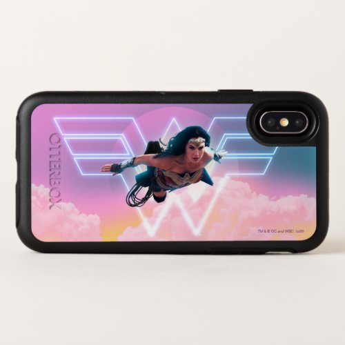 WW84  Wonder Woman Flying Lo Fi Pastel Graphic OtterBox Symmetry iPhone XS Case