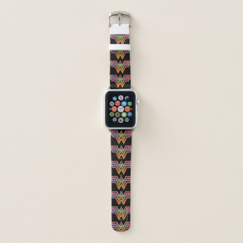 WW84  Wonder Woman Kaleidoscope Logo Apple Watch Band