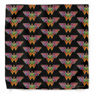 WW84 Wonder Woman Kaleidoscope Logo Bandana