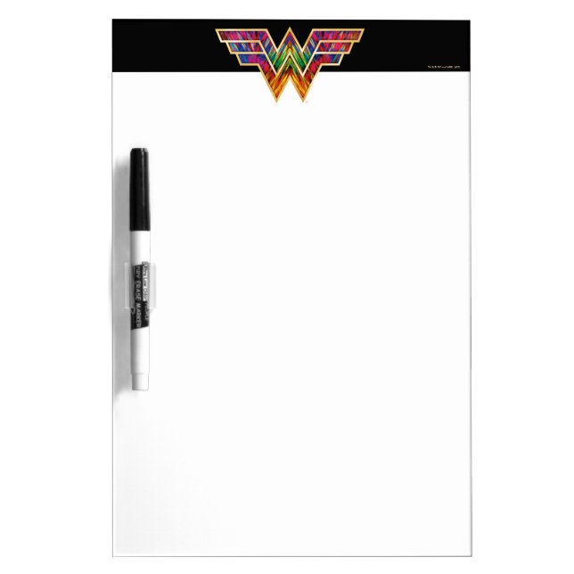 WW84 | Wonder Woman Kaleidoscope Logo Dry Erase Board (Front)