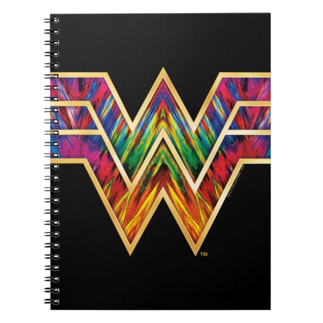 WW84 | Wonder Woman Kaleidoscope Logo Notebook (Front)