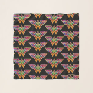 WW84 Wonder Woman Kaleidoscope Logo Scarf
