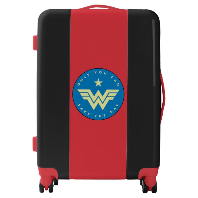 WW84 | Wonder Woman Only You Can Save The Day Luggage (Front)