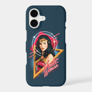WW84 Wonder Woman Retrowave Character Badge iPhone 17 Case