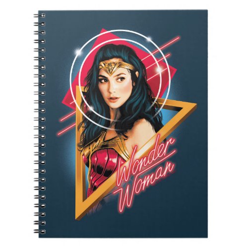 WW84  Wonder Woman Retrowave Character Badge Notebook