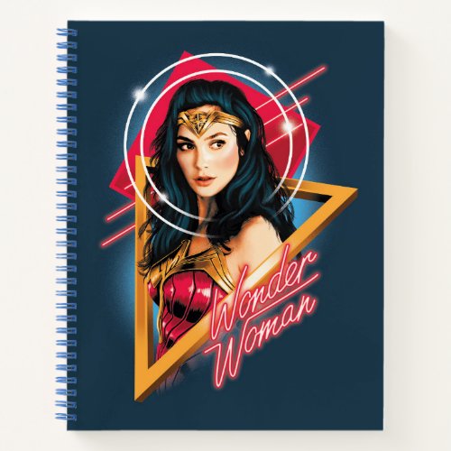 WW84  Wonder Woman Retrowave Character Badge Notebook