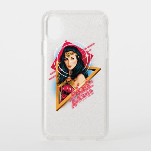 WW84  Wonder Woman Retrowave Character Badge Speck iPhone XS Case