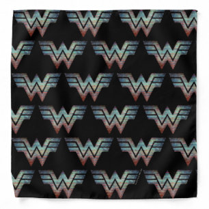 WW84 Wonder Woman TV Static Logo Bandana