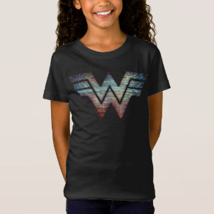 WW84   Wonder Woman TV Static Logo T-Shirt
