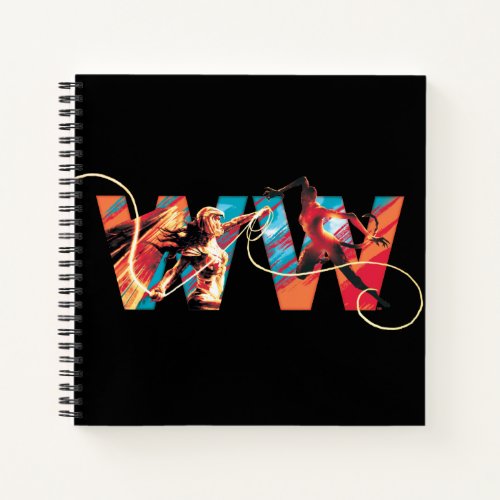 WW84  Wonder Woman Vs The Cheetah WW Logo Notebook