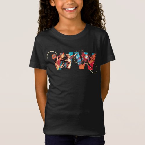 WW84  Wonder Woman Vs The Cheetah WW Logo T_Shirt